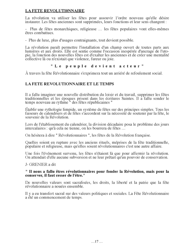 L’espace de la fête, dossier historique, feuillet — 17