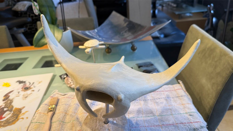 Sculpture d’Eric Picard, série Sur la mer — 36
