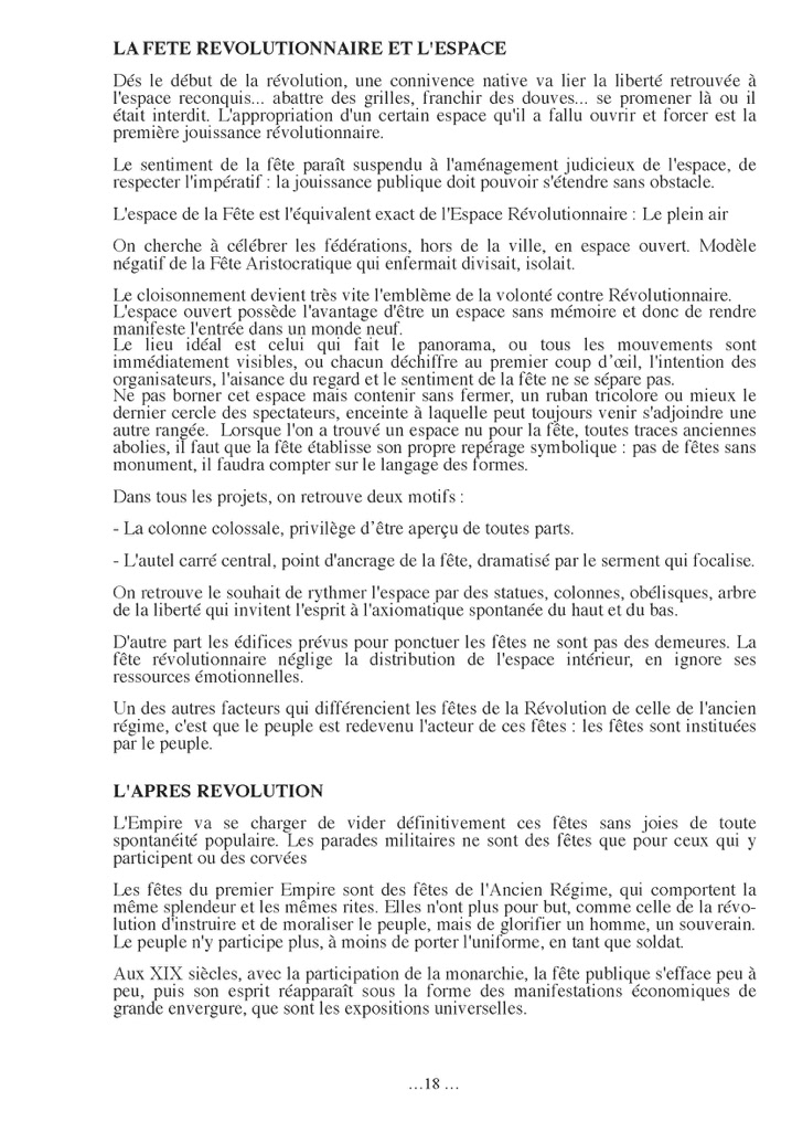 L’espace de la fête, dossier historique, feuillet — 18
