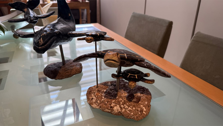 Sculpture d’Eric Picard, série Sur la mer — 47