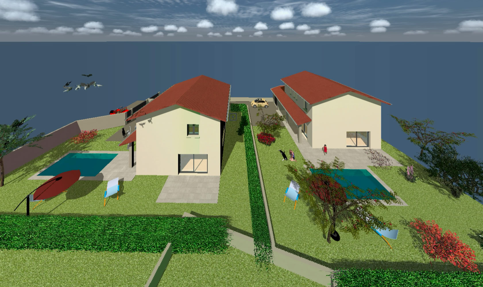 Trois maisons individuelles, Septème (38780) — vue 4