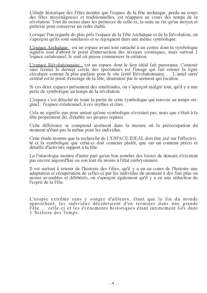 L’espace de la fête, dossier historique, feuillet — 4