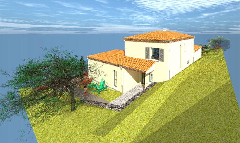 Maison contemporaine sur restanques, Plan-de-la-Tour (83120) — vue 14