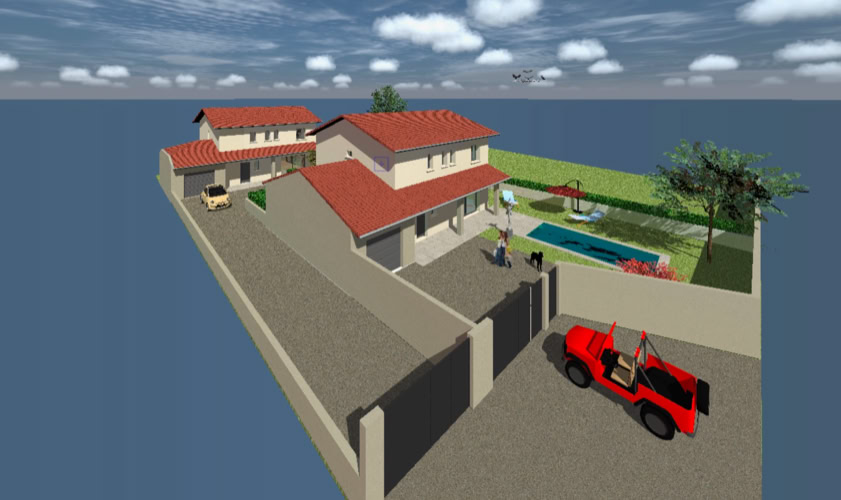 Trois maisons individuelles