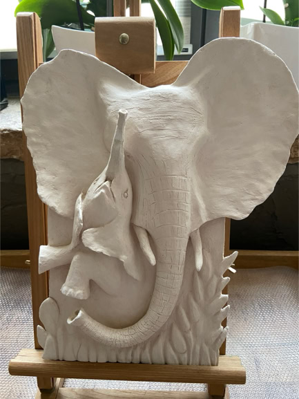 Sculpture d’Eric Picard, série Haut-relief en Afrique — 6