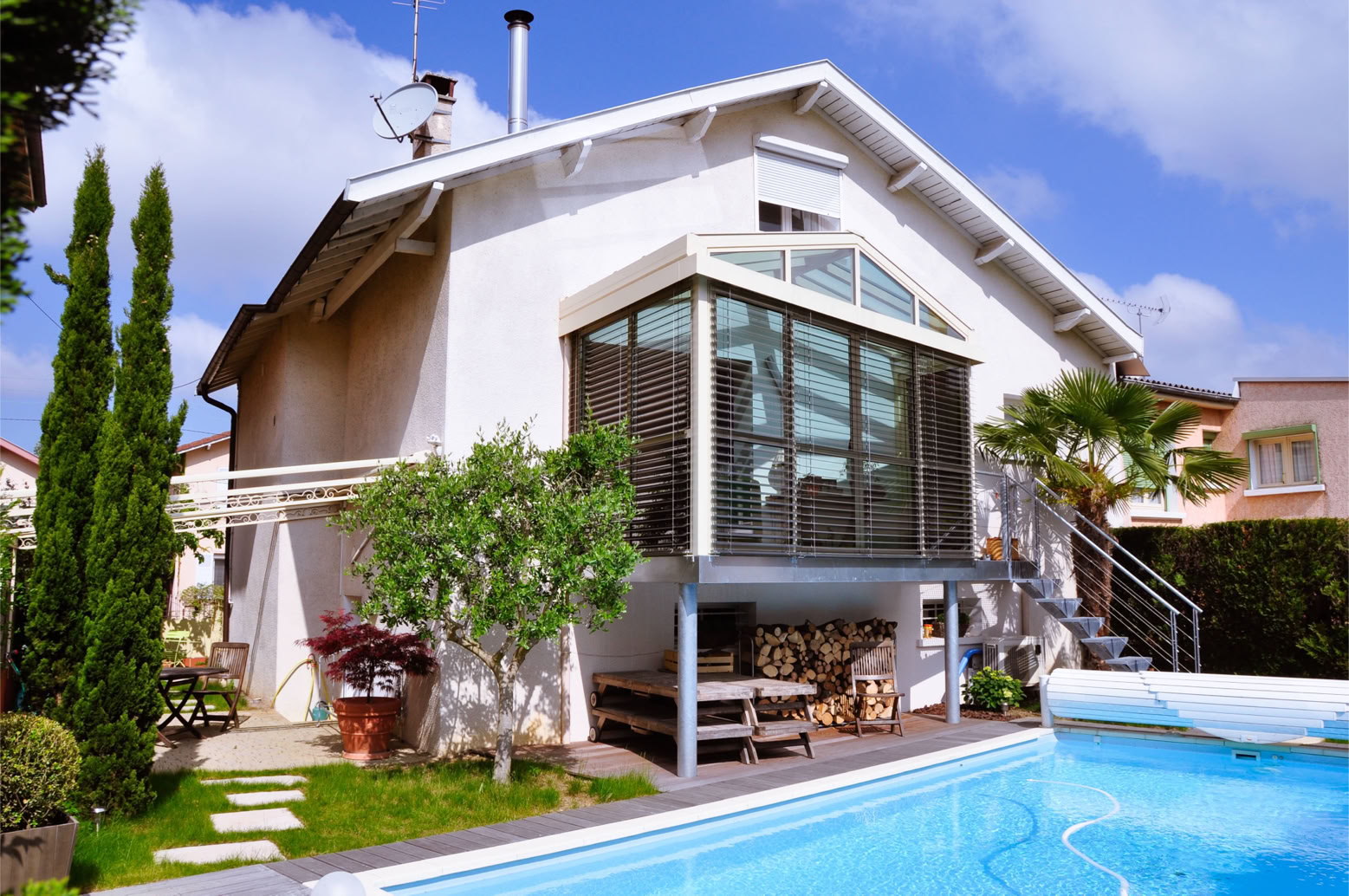 Réaménagement d’une maison et création d’une véranda, Bron (69500) — vue 4