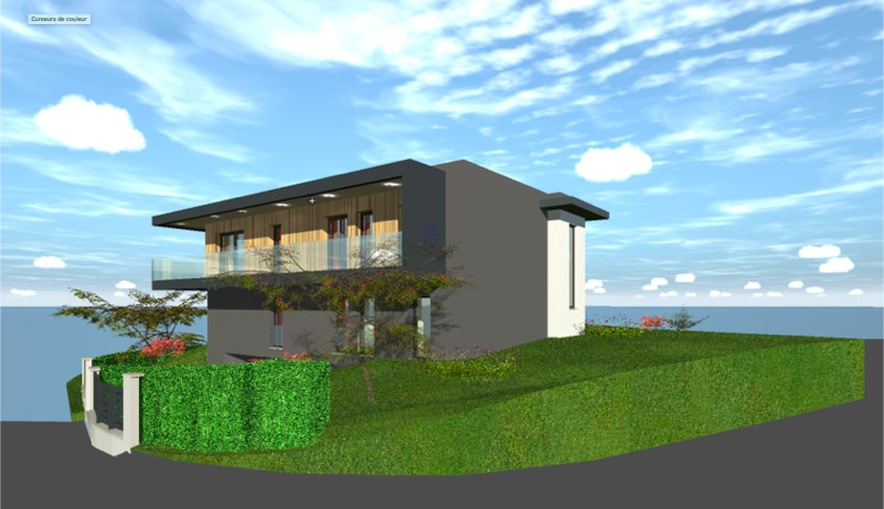 Maison contemporaine face au lac d’Annecy, Annecy-le-Vieux (74940) — vue 11