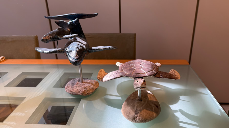 Sculpture d’Eric Picard, série Sur la mer — 57