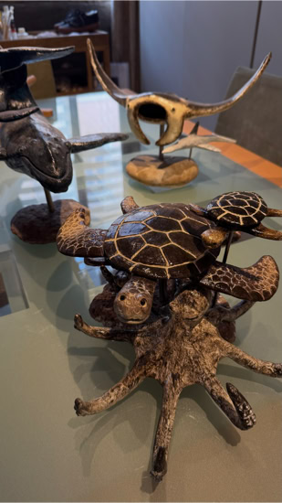 Sculpture d’Eric Picard, série Sur la mer — 67
