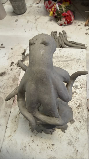 Sculpture d’Eric Picard, série Sur la mer — 74