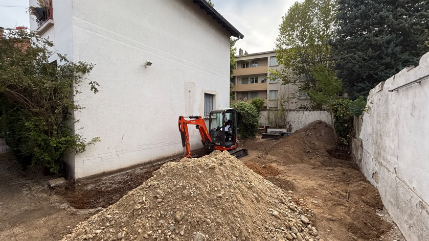 Extension contemporaine d’une maison, Lyon 8e (69008) — vue 14