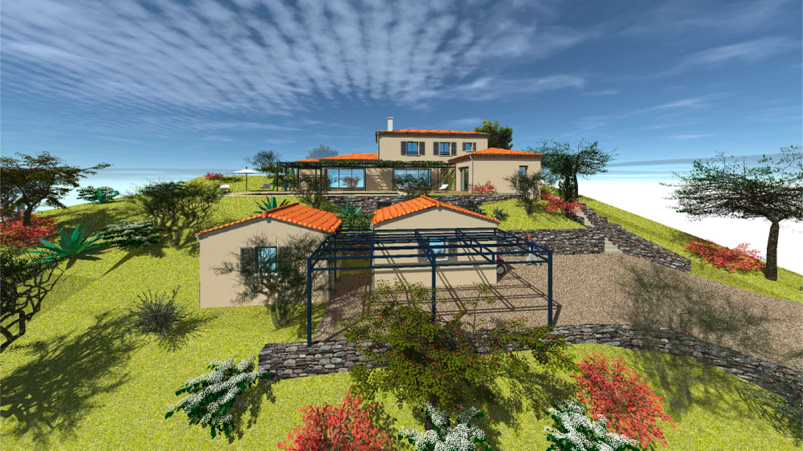 Maison contemporaine sur restanques, Plan-de-la-Tour (83120) — vue 5