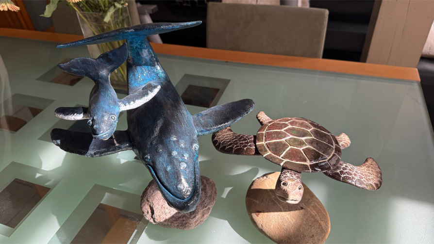 Sculpture d’Eric Picard, série Sur la mer — 15