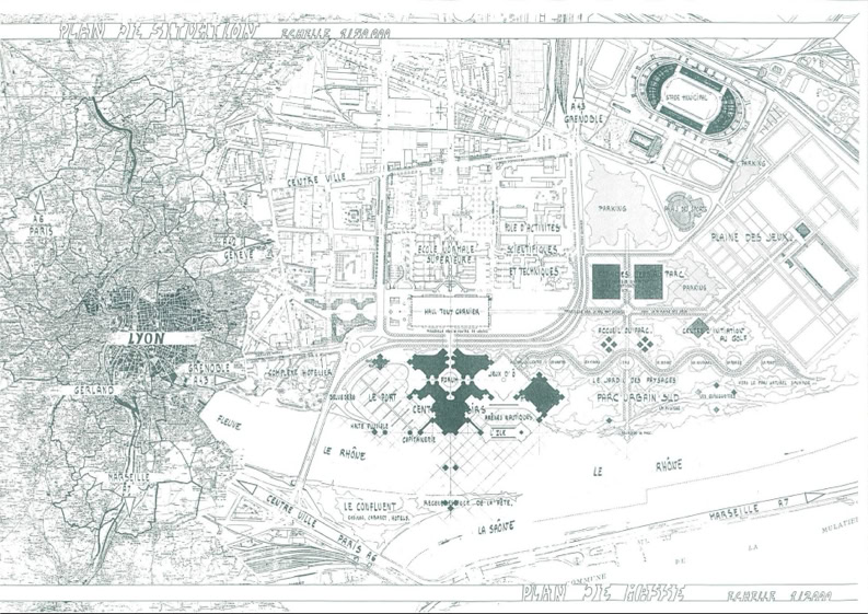 L’espace de la fête, dossier de plans, planche — 1