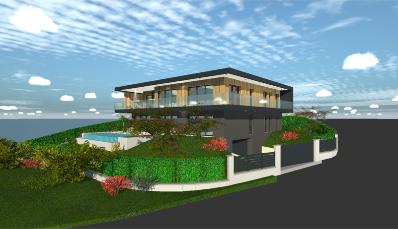 Maison contemporaine face au lac d’Annecy, Annecy-le-Vieux (74940) — vue 10