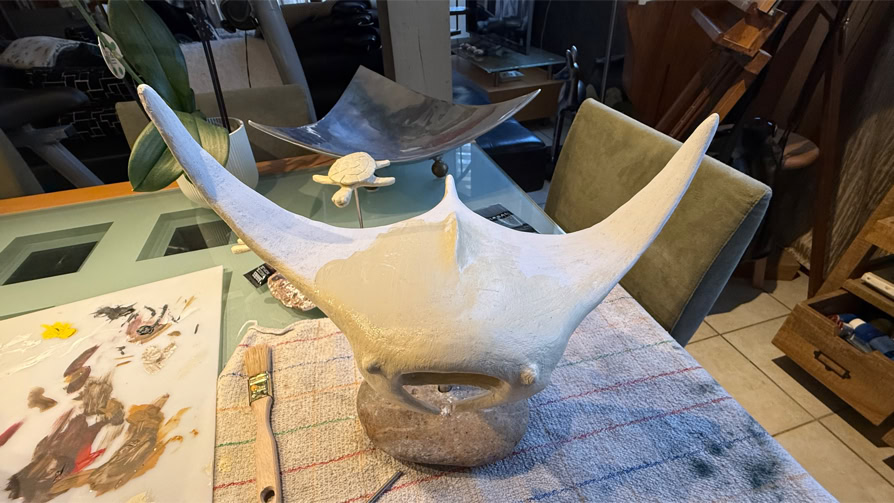 Sculpture d’Eric Picard, série Sur la mer — 37