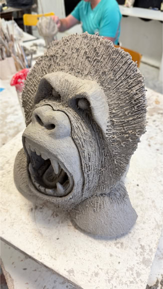 Sculpture d’Eric Picard, série Haut-relief en Afrique — 27