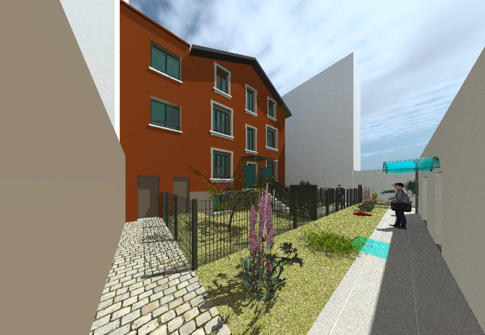 Restructuration d’une maison bourgeoise, Villeurbanne (69100) — vue 4