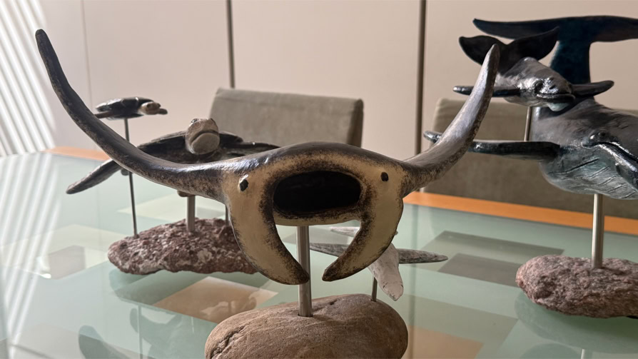 Sculpture d’Eric Picard, série Sur la mer — 29