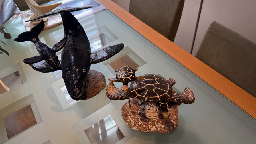 Sculpture d’Eric Picard, série Sur la mer — 46