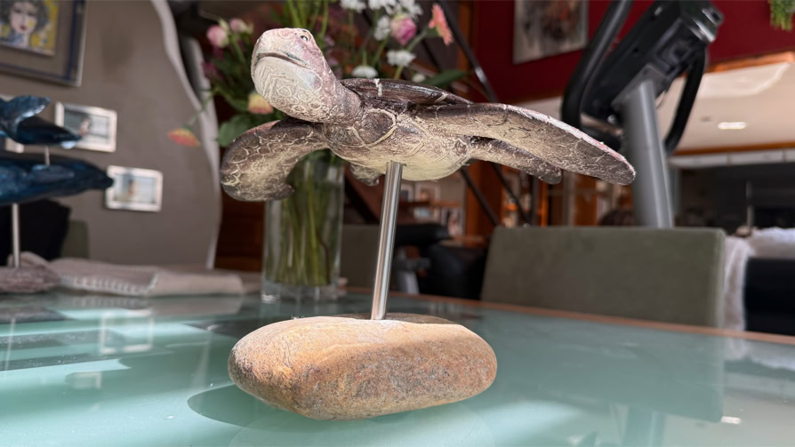 Sculpture d’Eric Picard, série Sur la mer — 17