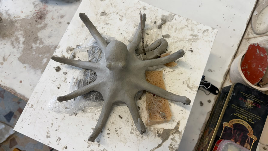 Sculpture d’Eric Picard, série Sur la mer — 62