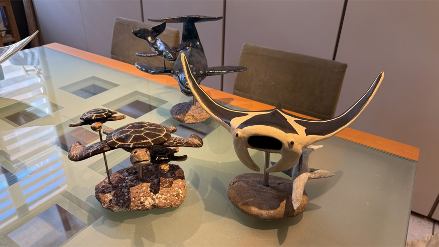 Sculpture d’Eric Picard, série Sur la mer — 39