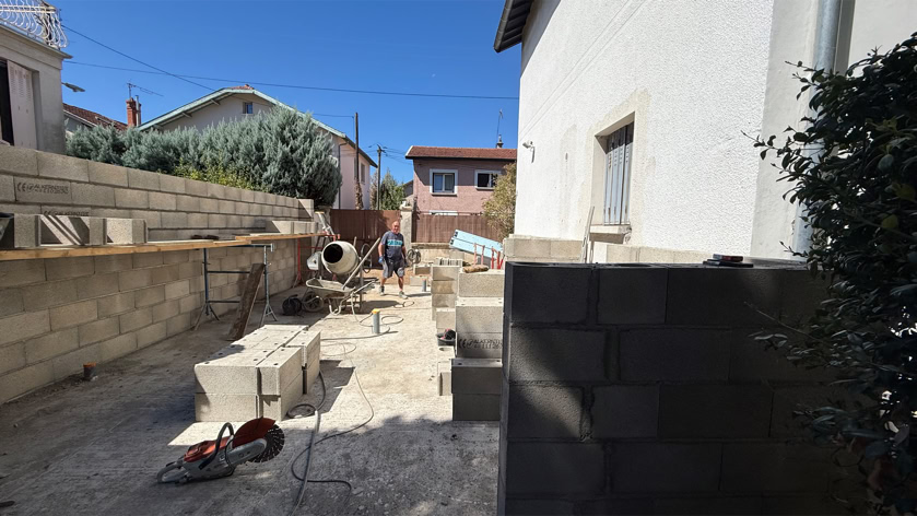Extension contemporaine d’une maison, Lyon 8e (69008) — vue 24