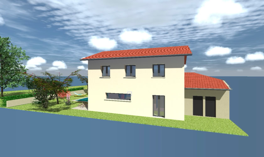 Trois maisons individuelles, Septème (38780) — vue 9