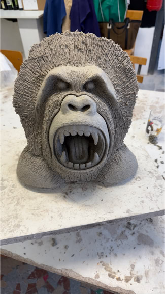 Sculpture d’Eric Picard, série Haut-relief en Afrique — 24