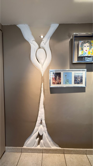 Sculpture d’Eric Picard, série Murales — 3