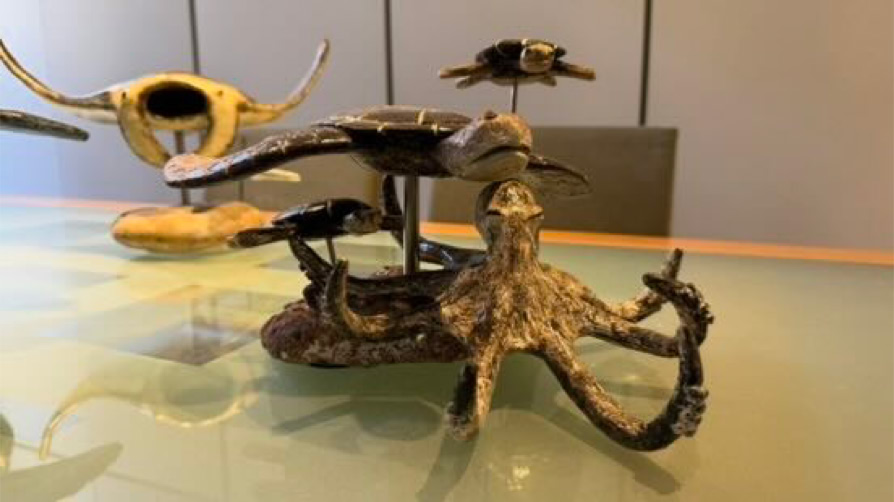 Sculpture d’Eric Picard, série Sur la mer — 71