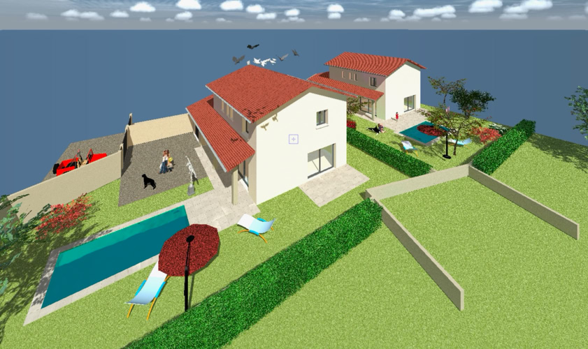 Trois maisons individuelles, Septème (38780) — vue 7