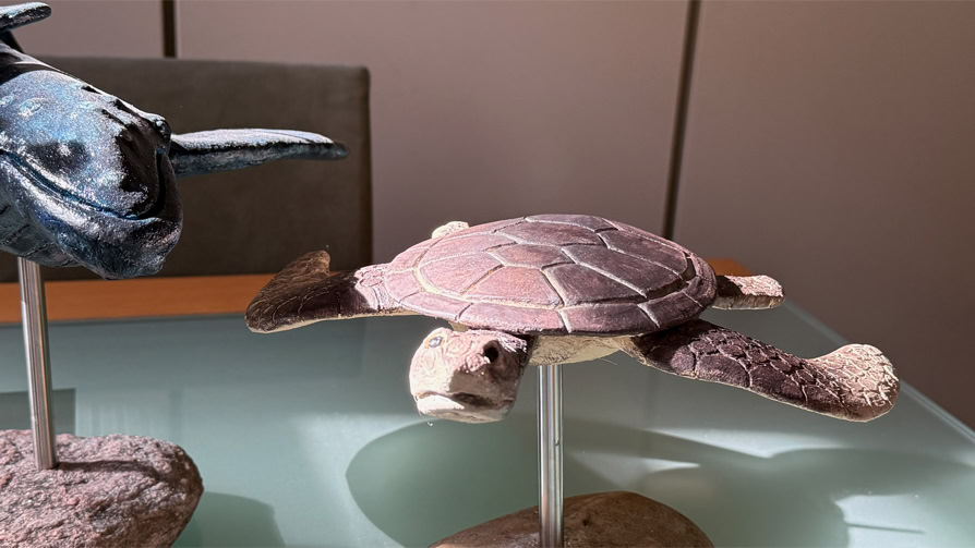 Sculpture d’Eric Picard, série Sur la mer — 52