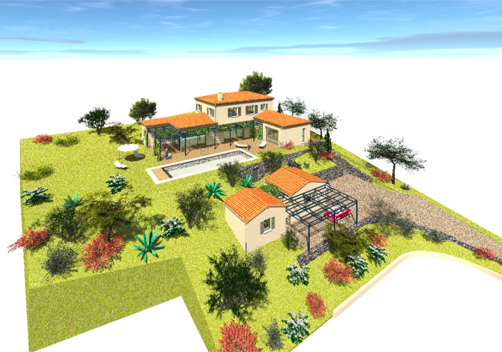Maison contemporaine sur restanques, Plan-de-la-Tour (83120) — vue 16