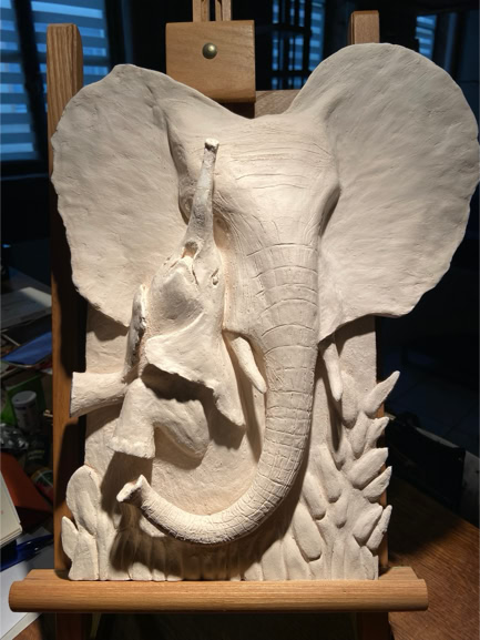 Sculpture d’Eric Picard, série Haut-relief en Afrique — 8