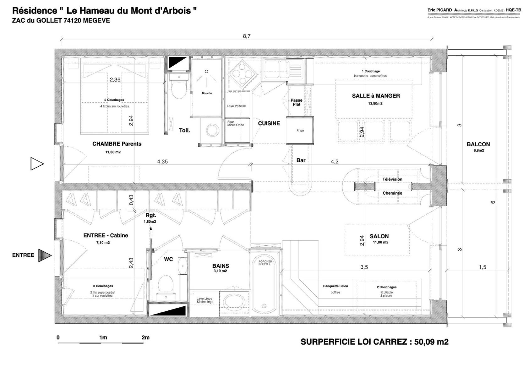 Restructuration et décoration d’un chalet, Megève (74120) — vue 3