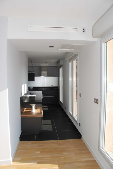 Intérieur réalisé par l’atelier à Lyon 4e