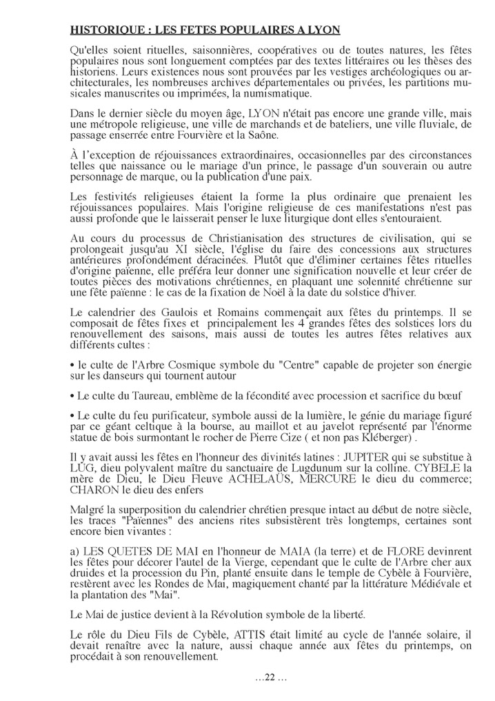 L’espace de la fête, dossier historique, feuillet — 22