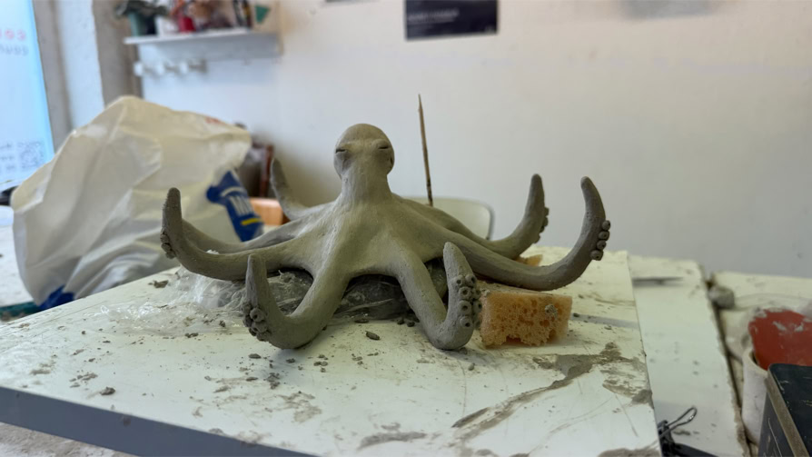 Sculpture d’Eric Picard, série Sur la mer — 63