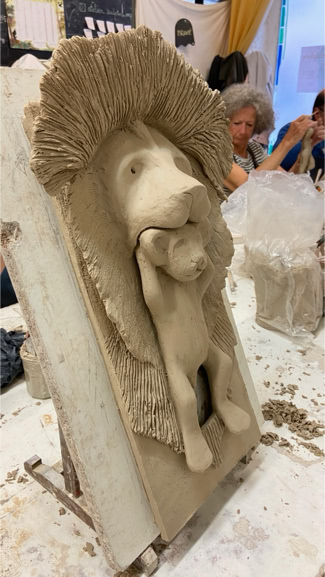 Sculpture d’Eric Picard, série Haut-relief en Afrique — 4