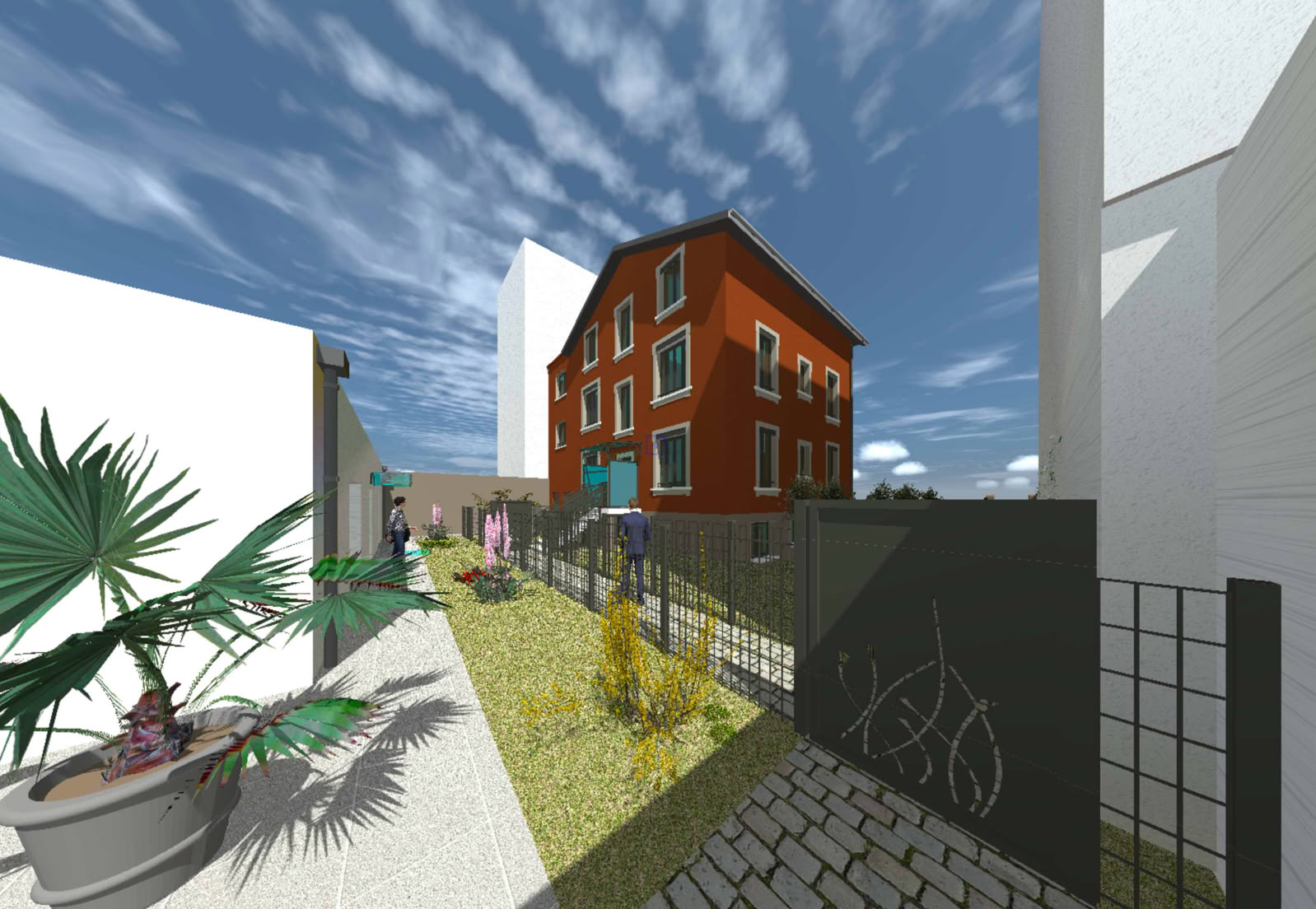 Restructuration d’une maison bourgeoise, Villeurbanne (69100) — vue 3