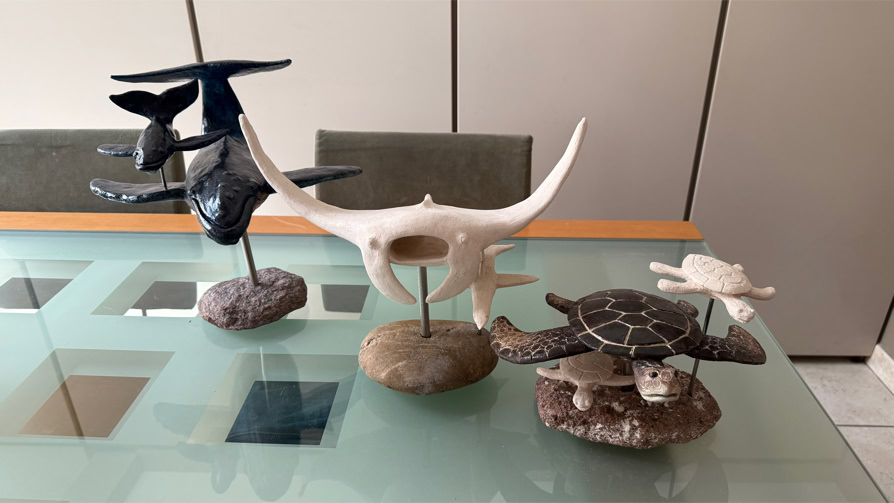 Sculpture d’Eric Picard, série Sur la mer — 54
