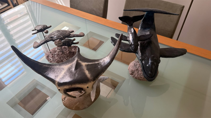 Sculpture d’Eric Picard, série Sur la mer — 31