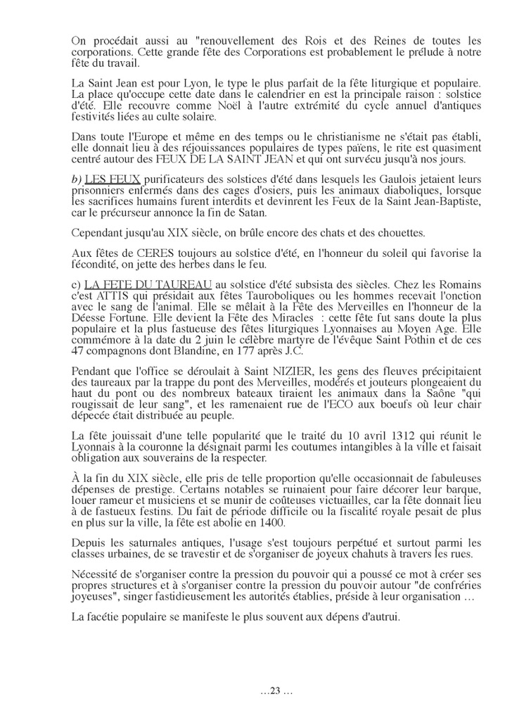 L’espace de la fête, dossier historique, feuillet — 23