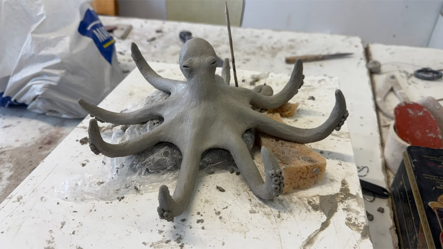 Sculpture d’Eric Picard, série Sur la mer — 64