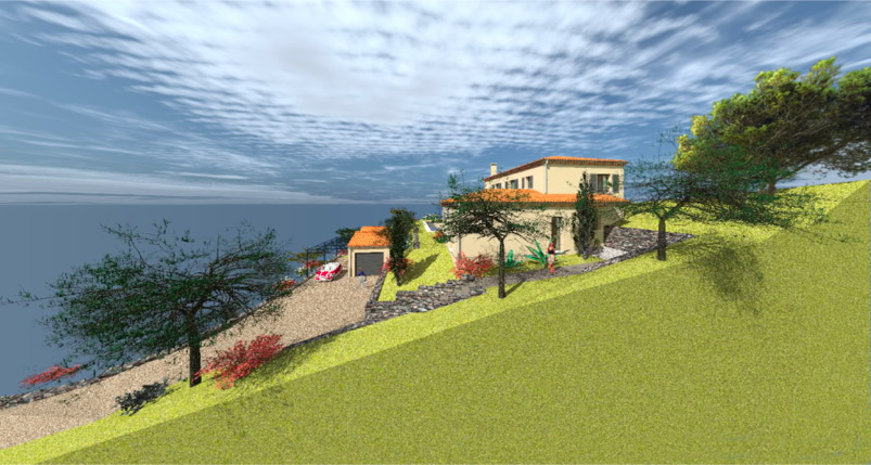 Maison contemporaine sur restanques, Plan-de-la-Tour (83120) — vue 11