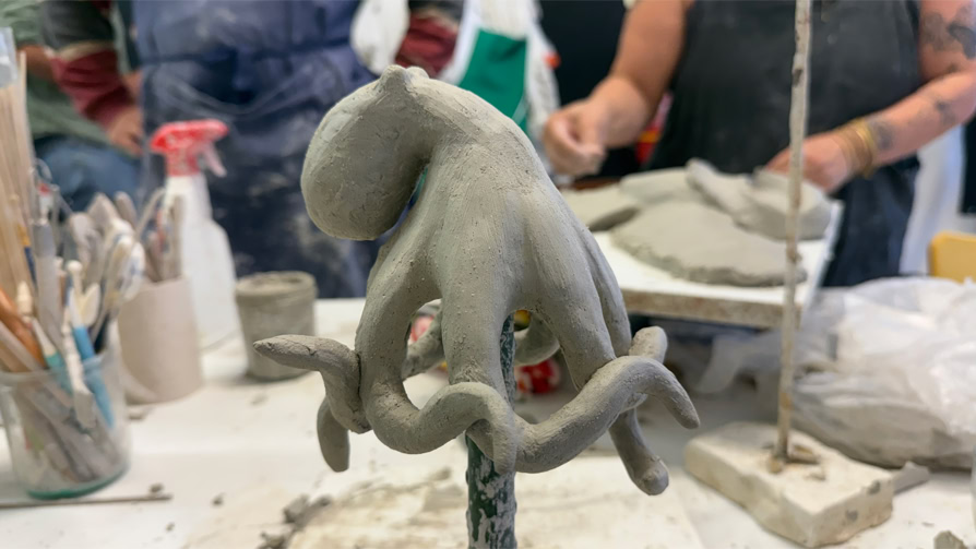 Sculpture d’Eric Picard, série Sur la mer — 72