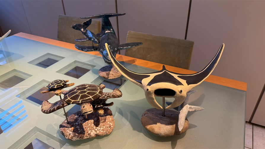 Sculpture d’Eric Picard, série Sur la mer — 43