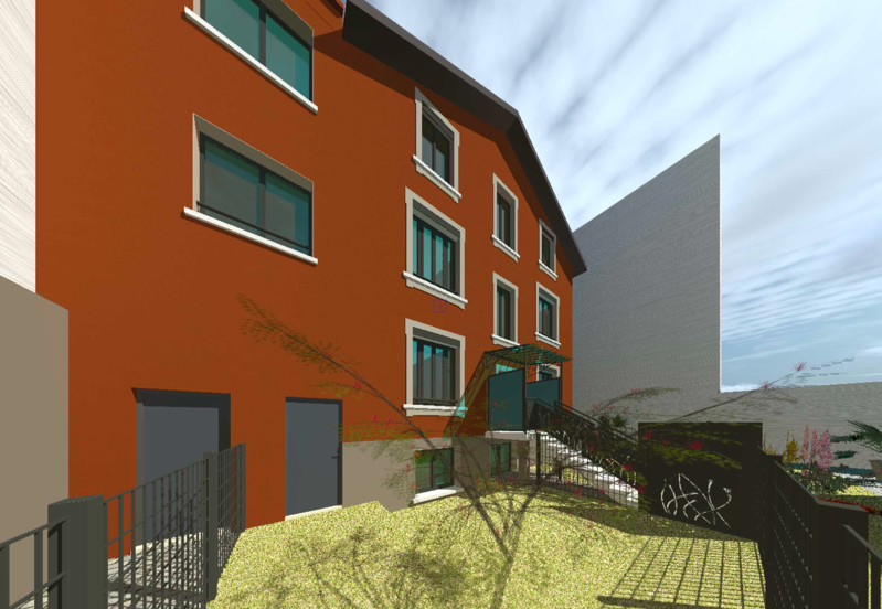 Restructuration d’une maison bourgeoise, Villeurbanne (69100) — vue 5